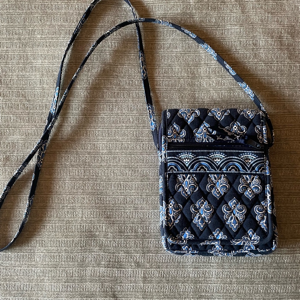 Vera Bradley Black Quilted Crossbody Bag